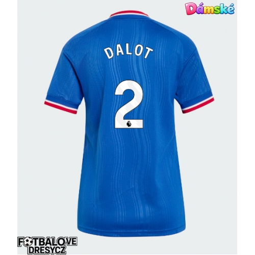 Manchester United Diogo Dalot #2 Dámské Venkovní Dres 2026-27 Krátký Rukáv Manchester United Diogo Dalot #2 Dámské Venkovní Dres 2026-27 Krátký Rukáv
